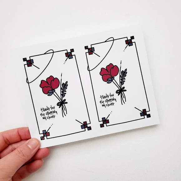 LB008 STICKERS Custom Poshmark Thank You Stickers Shipping Supplies [Price Firm] - Picture 5 of 10